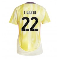 Juventus Timothy Weah #22 Bortedrakt Dame 2024-25 Kortermet